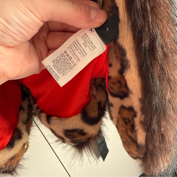 Cheetah Leopard Faux Faur Coat Belted SHEIN Curve Size 2XL Soft Animal Print - Picture 12 of 12